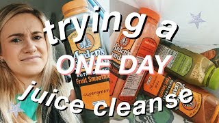 I tried a juice cleanse for a day... || One Day Juice Cleanse