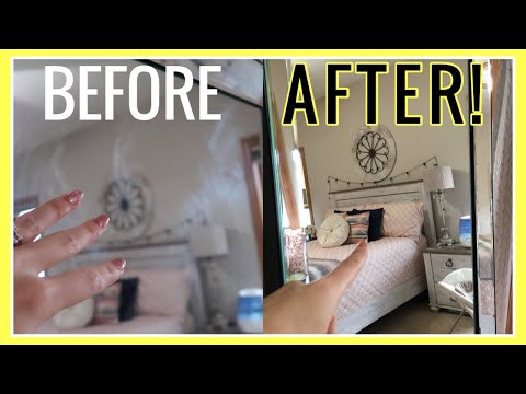 I tried EVERYTHING to get a STREAK FREE MIRROR! Here's the SUPER CLEAN with me SECRET | Andrea Jean