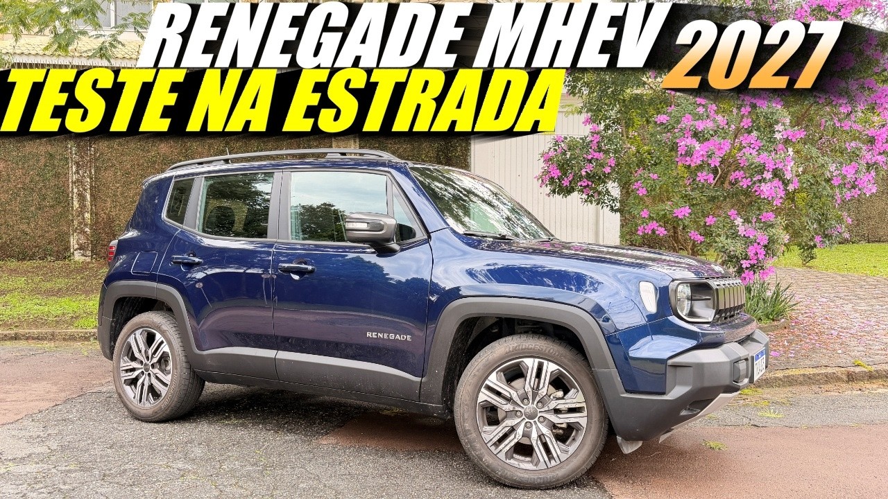 JEEP RENEGADE LONGITUDE MHEV 2027 TESTE NA ESTRADA - Entrou no Move Brasil