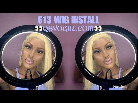 20” Lace Wig INSTALL from QBVOGUE.COM