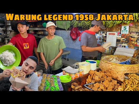 Legend Tansu Ketan Susu Kemayoran Stall || Culinary Delights in Kemayoran, Central Jakarta || Str...