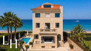 Inside a Mediterranean Beachfront Villa With Uninterrupted Sea Views