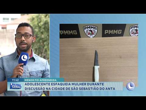Menor Apreendida: Adolescente esfaqueia mulher em São Sebastião do Anta.