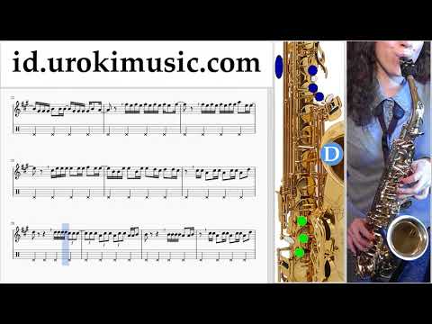 Cara Bermain Saksofon (Alto) Luis Fonsi, Demi Lovato - Échame La Culpa Tutorial Tab Bagian 2 um