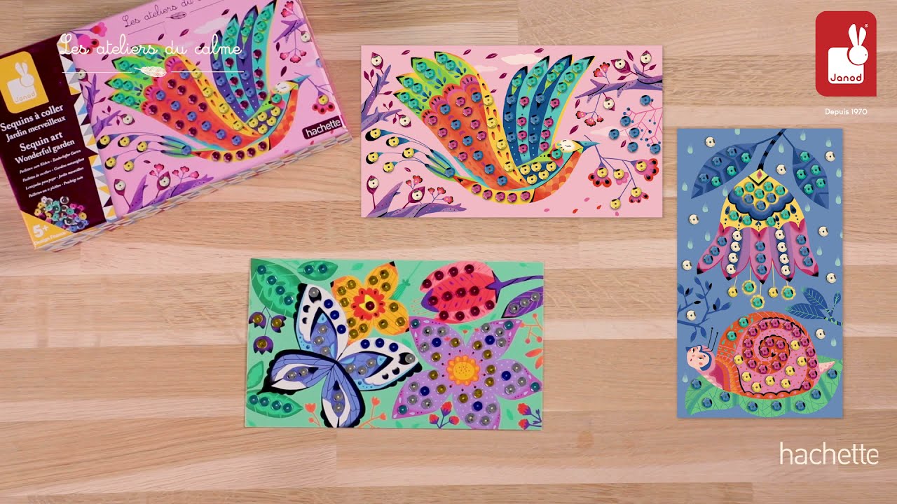 Zestaw kreatywny Urokliwe cekiny Cudowny ogród