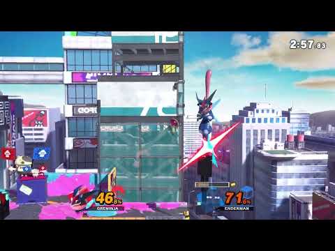 A very specific ANTI-STEVE Tech for Greninja - Smash Ultimate Shorts