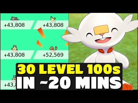 How To Get 30 Pokemon To Level 100 in 20 Minutes - Pokemon Sword and Shield