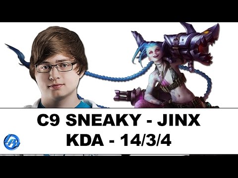 C9 Sneaky - Jinx vs Ezreal - NA Duo with LemonNation