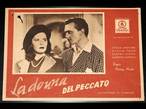 Viveca Lindfors e Otello Toso in La donna del peccato - 1942