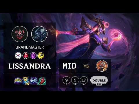 Lissandra Mid vs Qiyana - KR Grandmaster Patch 11.24