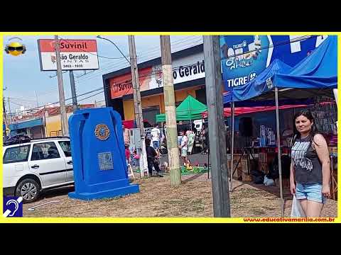 Tv Educativa passeia pela Feira Municipal da Avenida Sampaio Vidal de Marília SP 25 Agosto de 2.025