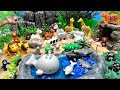 Safari World With Lego Duplo Animals | Tiger Shark Whale Lion Cow Animal toys