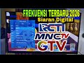Search For RCTI MNCTV AND GTV Channels Not Available On Digital TV With The Latest 2026 Frequency