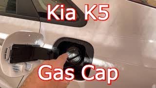2022 Kia K5 - How To Open Gas Tank Fuel Door