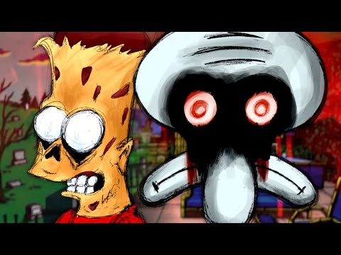 Dead Bart vs Red Mist Squidward - Terrible Rap Battles of Comic Sans (The Lost Episode)