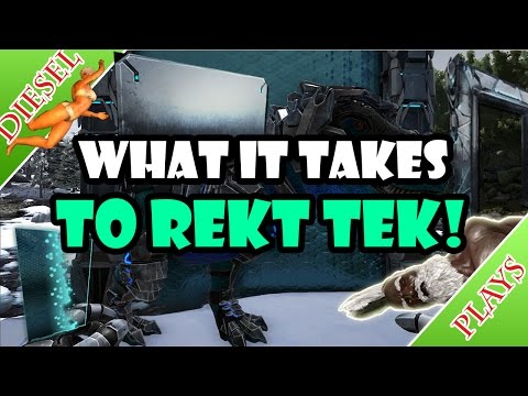ART OF ARK - BEST WAY TO DESTROY TEK STRUCTURES!