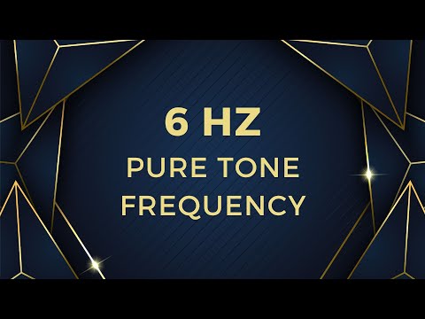 6 Hz Binaural Beats | Pure Tone Theta Waves