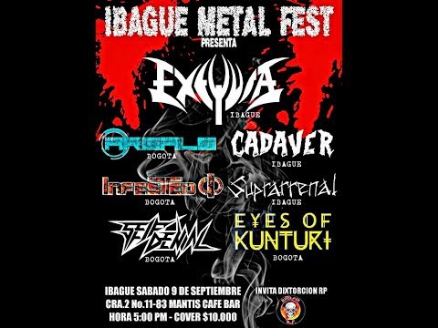 Suprarrenal, Cadaverno,  Infested Co y Exequia - Ibague Metal (2017)