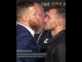 This staredown between Michael Chandler and Justin Gaethje ? | #UFC268 #Shorts