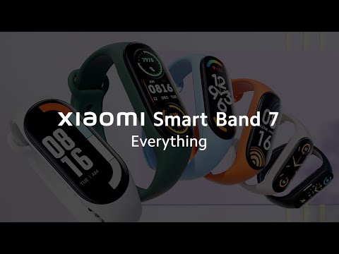 Išmanioji apyrankė Xiaomi Smart Band 7, Juodos spalvos video
