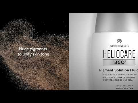 Video Heliocare 360 Pigment Solution Fluid SPF50+ 50ml (1.69fl oz)