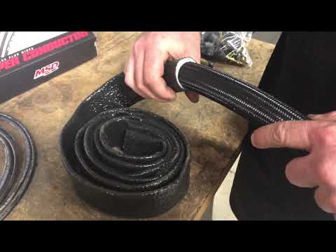 Heat protection for your an hose and pushlock as well as plug wires