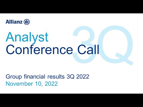 Allianz Financial Results 3Q 2022: Analyst Call