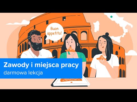WŁOSKI dla Początkujących - Poziom A1 | Zawody i Miejsca Pracy | ▶strefakursow.pl◀ #włoski #italian