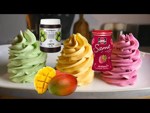 😍Mascarpone Buttercreme - drei fruchtige Varianten
