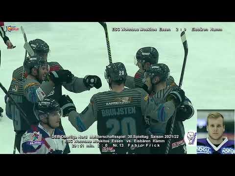 2022 01 07 DEB OL Nord 2021 22 SP30 ESC W  Moskitos Essen vs  Eisbären Hamm