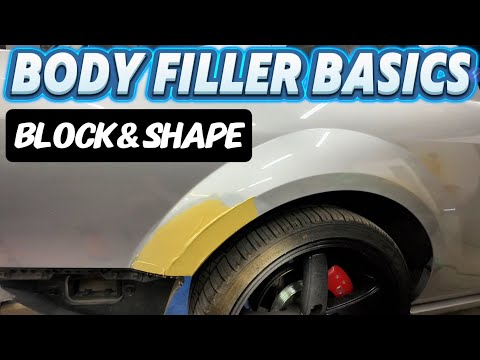 BODY FILLER BASICS: How to block and shape bondo/ bodyfiller tips and tricks