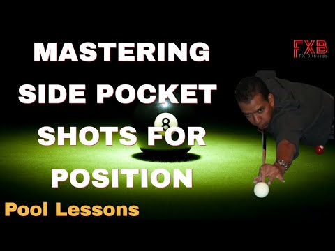 MASTER SIDE POCKET SHOTS FOR PERFECT POSITION - How to leverage side pocket shots  (Pool Lessons)