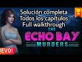 Adventure Escape Mysteries Los asesinatos de Echo Bay (Echo Bay Murders) Solución completa del juego