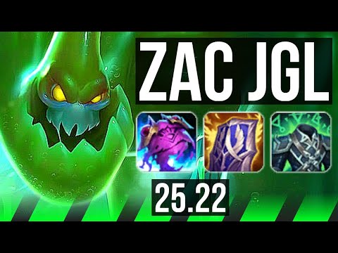 ZAC vs MORDEKAISER (JGL) | 7/0/18, Godlike | EUW Master | 25.22