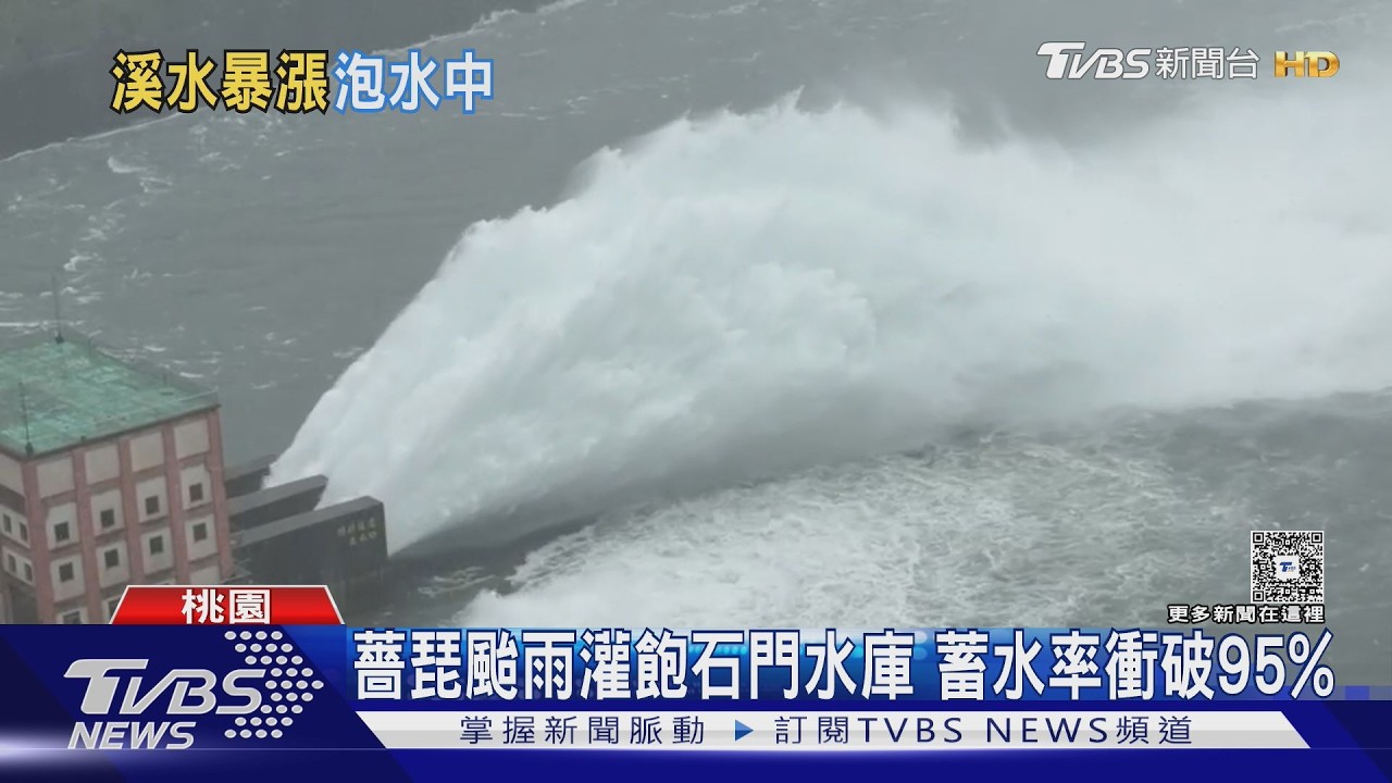 廚房門一開就是河！桃園霞雲坪溪水暴漲　南庄「301農路」再崩