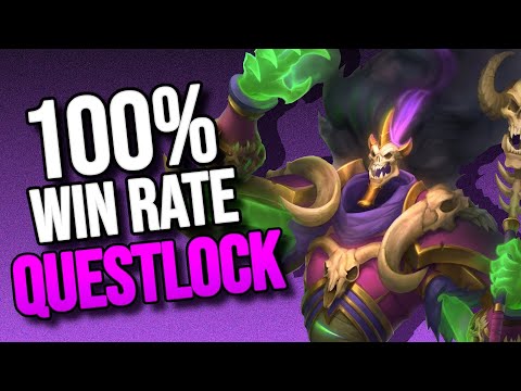 100% Win Rate w/ Tamsin Quest Lock! | Fractured in Alterac Valley | Constructed | Hearthstone