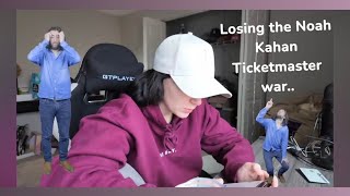 losing the noah kahan ticketmaster war...