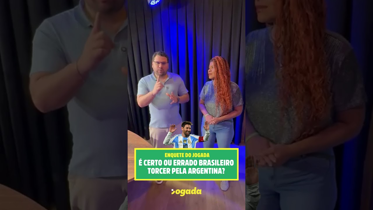 Imagem da notícia Vídeo: Brasileiro pode torcer para a Argentina?