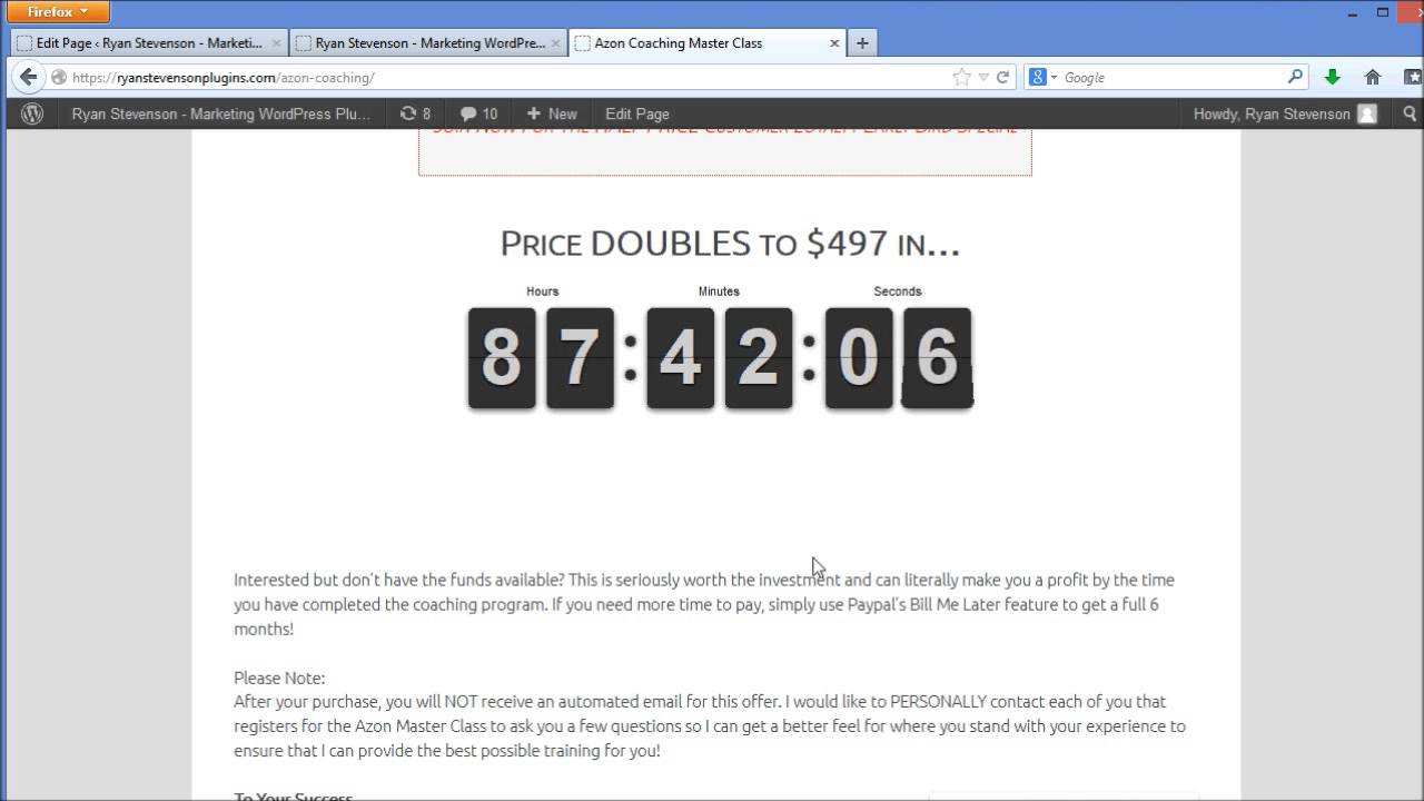 Countdown Dynamite   George Katsoudas Countdown Timer Wordpress Plugin