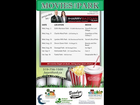 Edith Monture Park (Movies In The Park Brantford)