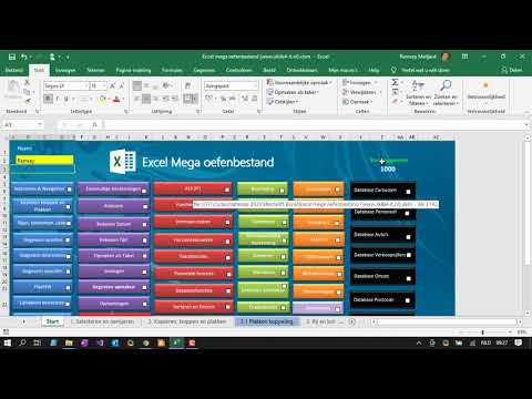 Excel MEGA Oefenbestand - Leer Excel van basis tot gevorderd met 180 oefeningen!