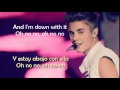 Justin Bieber Confident Lyrics Letras en Español Ingles ...
