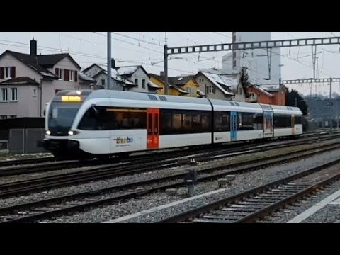 Thurbo GTW einfahrt in Wil SG