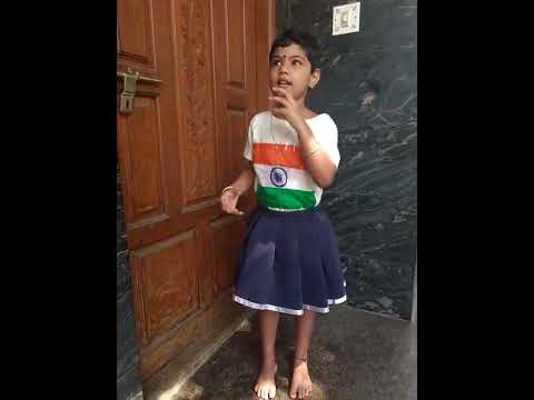 Somwrita Saishree's speech on my country india#Littleleap