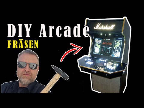 DIY Arcade Cabinet Automat - Die CNC muss ran.