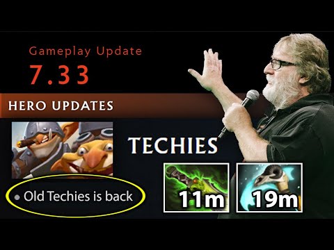 Hey Valve! Bring Back Old Techies in 7.33 or NOT? - Or I will Keep do this in 7K MMR!!