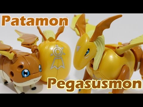 Digimon Figure-Transformation Toy(JP)-Patamon(パタモン) to Pegasusmon(ペガスモン)(/Pegasmon)