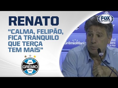 AO VIVO RENATO FALA APÓS EMPATE EM 1 A 1 ENTRE GRÊMIO E PALMEIRAS