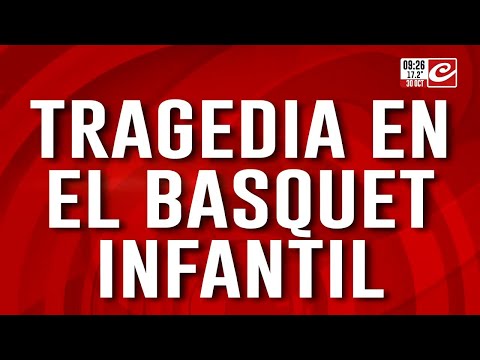 Accidente en básquet infantil deja a nene con muerte cerebral