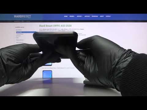 Colour presentation on OPPO A53 – Electric Black Colour Variation